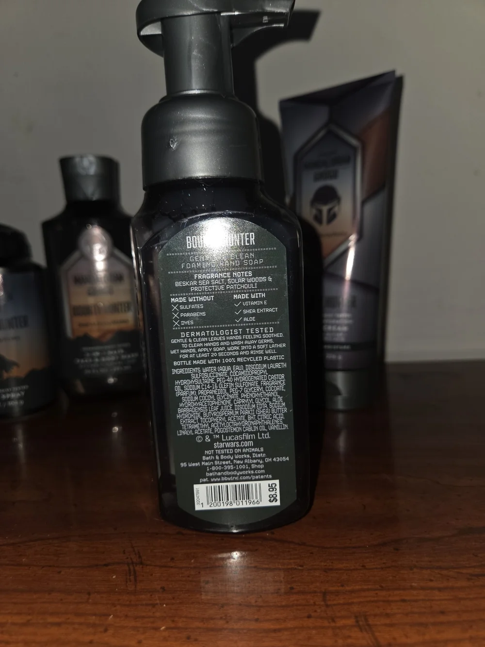 Bath & Body Works The Mandalorian Grogu Bounty Hunter Men’s Grooming 5 Pc Set